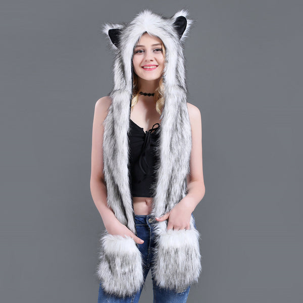 Women Anime Spirit Animal Hood TH4257 Furdela