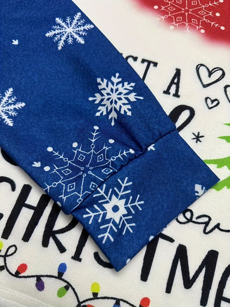 Christmas Tree Print Drawstring Hoodie LK9176 Furdela