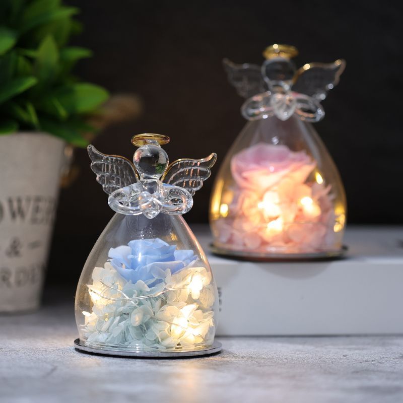 Angel Everlasting Flower Led Gift - Furdela