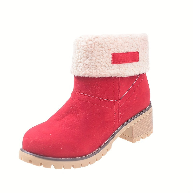 Women's Warm Plush Lined Boots RB1478 Furdela