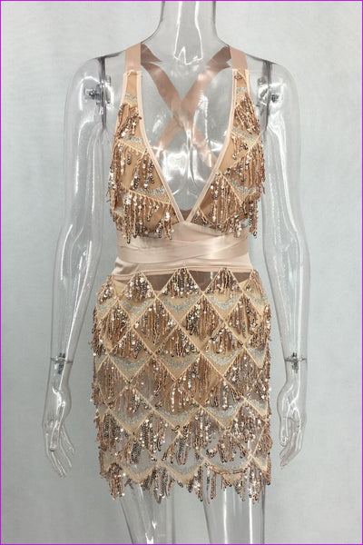 6 Colors Paillette Bling Dress F160 - Furdela