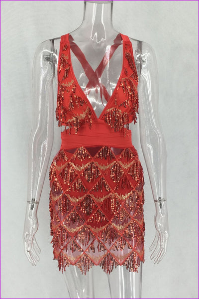 6 Colors Paillette Bling Dress F160 - Furdela