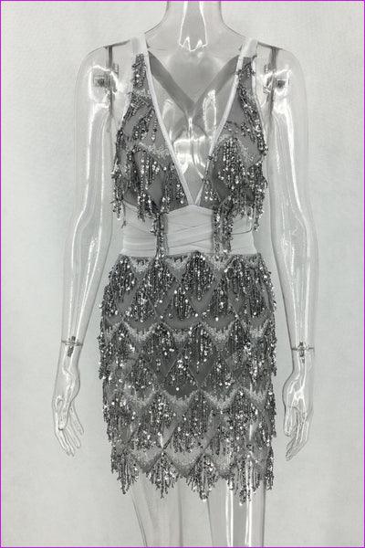 6 Colors Paillette Bling Dress F160 - Furdela