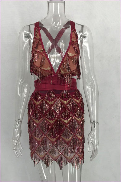 6 Colors Paillette Bling Dress F160 - Furdela