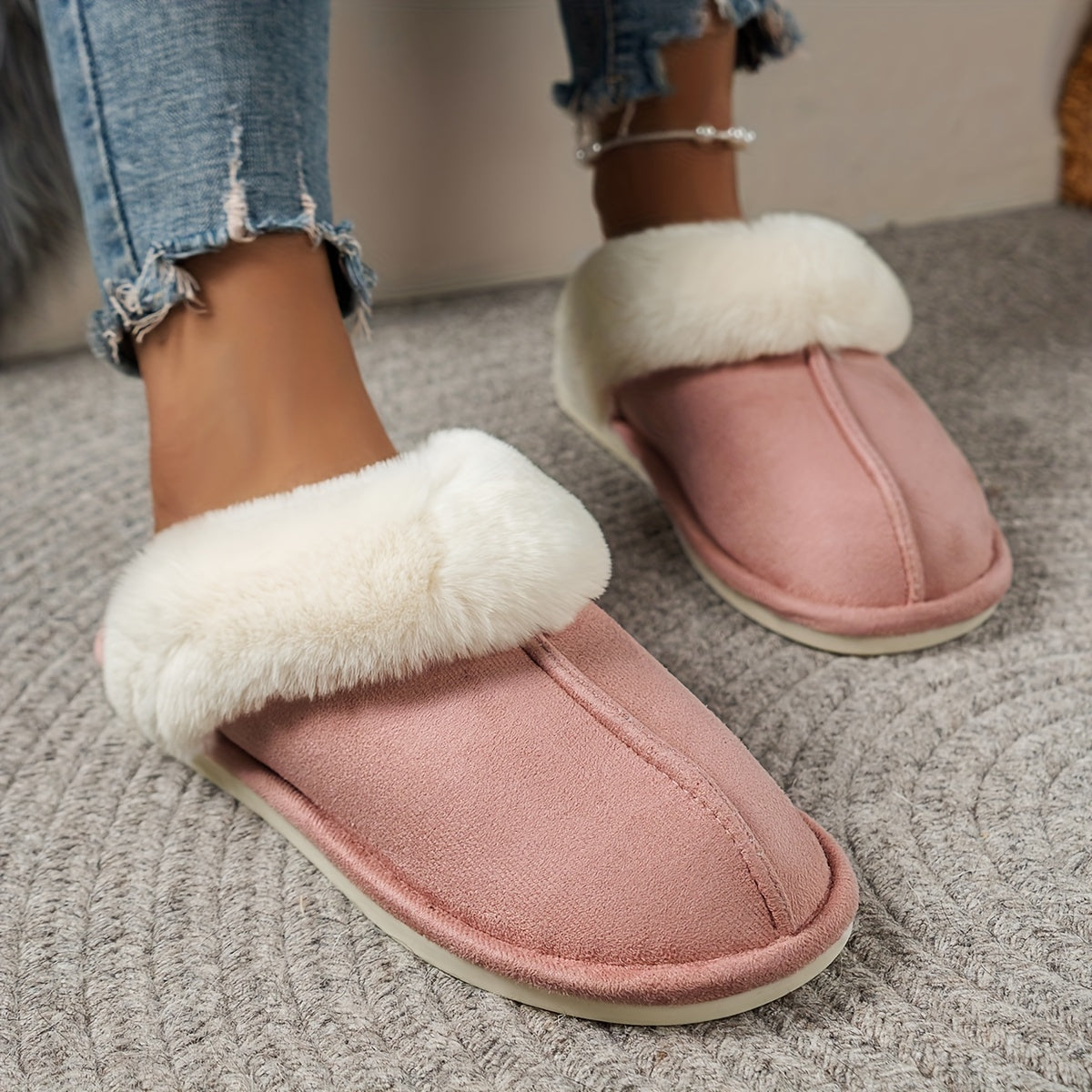 Women's Fluffy Furry Slippers RG7412 Furdela