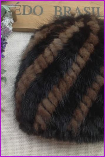 7 Colors Mink Fur Hat - Furdela