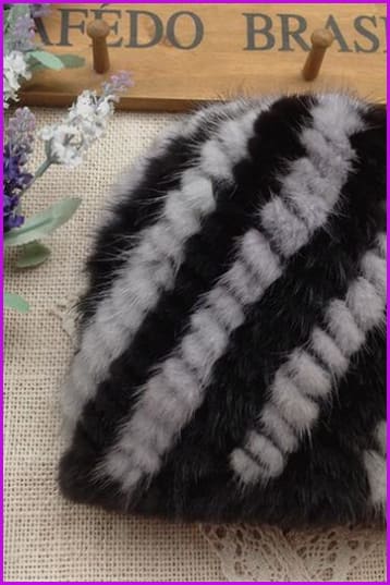 7 Colors Mink Fur Hat - Furdela