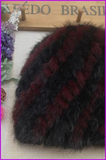 7 Colors Mink Fur Hat - Furdela