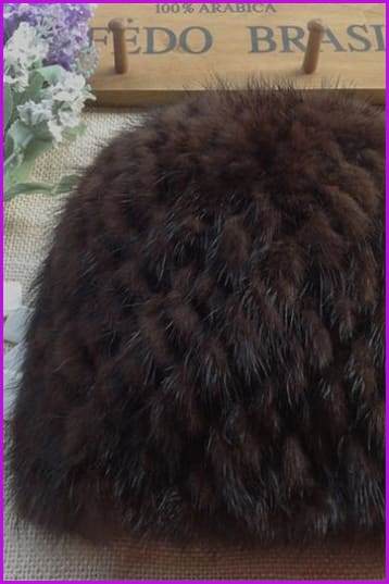7 Colors Mink Fur Hat - Furdela