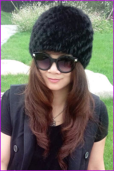 7 Colors Mink Fur Hat - Furdela