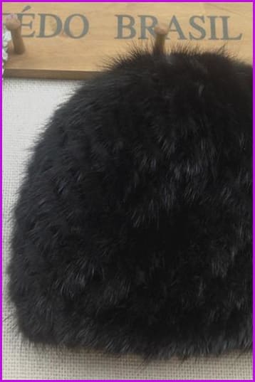 7 Colors Mink Fur Hat - Furdela