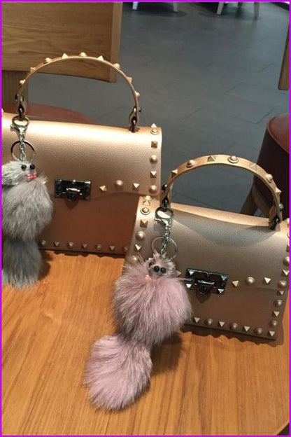 7 Colors Rivet PU Handbag/Cross Body Bag F091 - Furdela