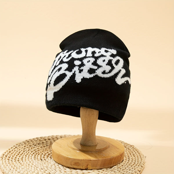 Y2K Letter Jacquard Beanie EH4018 Furdela