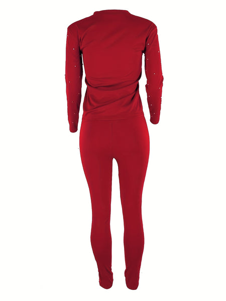 Graphic & Letter Print Two-piece Set HE5014 Furdela