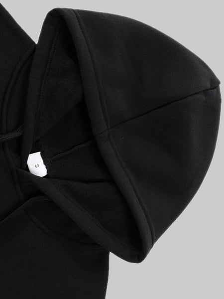 Men Star Print Kangaroo Pocket Tracksuit Set AC2070