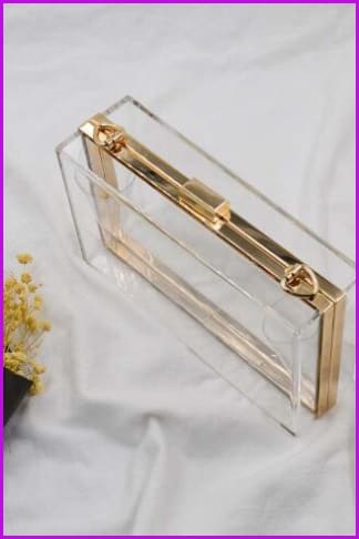 8 Colors Fashion Transparent Handbag F158 - Furdela