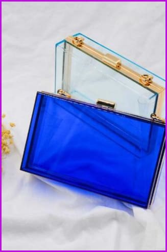 8 Colors Fashion Transparent Handbag F158 - Furdela