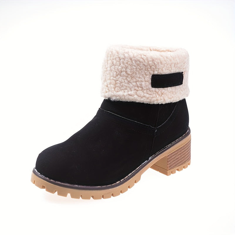 Women's Warm Plush Lined Boots RB1478 Furdela