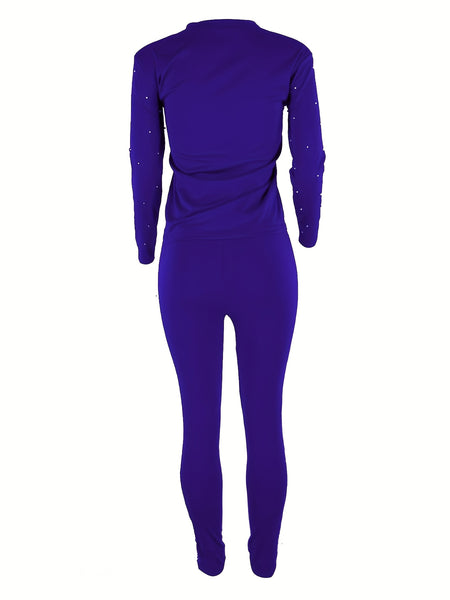 Graphic & Letter Print Two-piece Set HE5014 Furdela