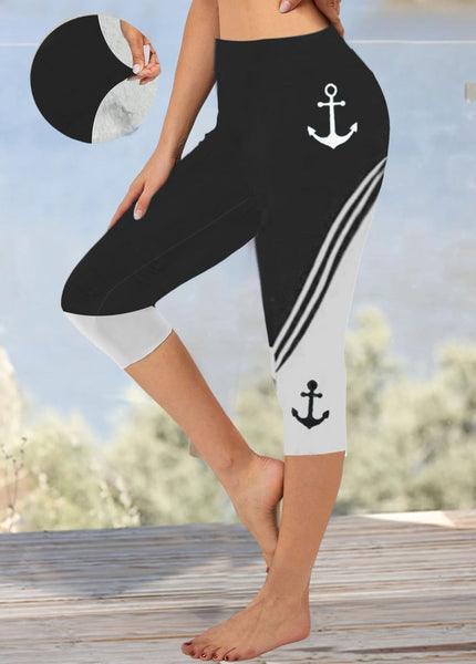 Anchor Tight Knitted Casual Leggings  QN92