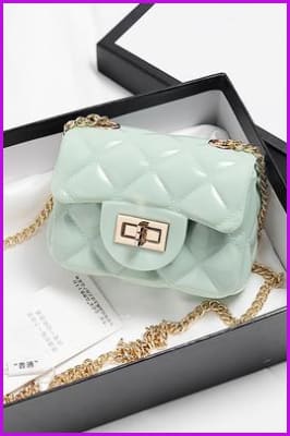 9 Colors Cute Kids Jelly Cross Body Bag F051 - Furdela