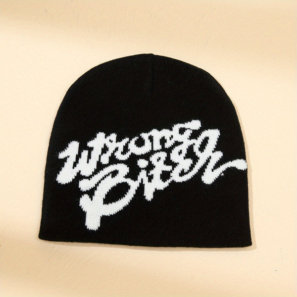 Y2K Letter Jacquard Beanie EH4018 Furdela