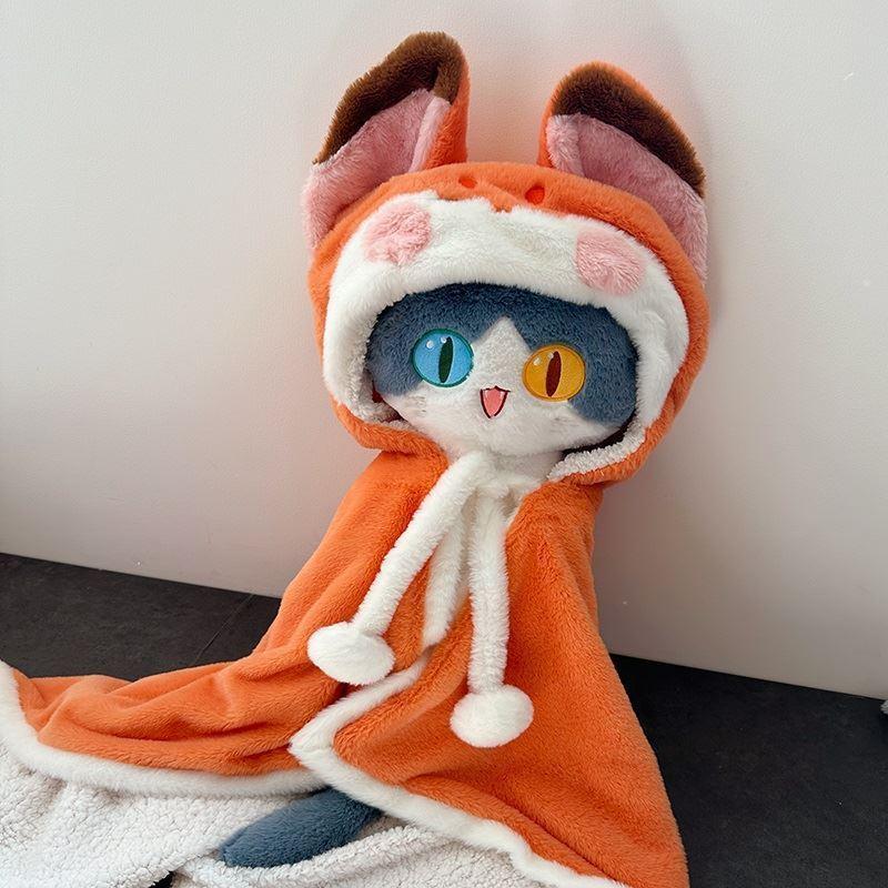 Kawaii Fox Fleece Winter Cape ME54 - Furdela