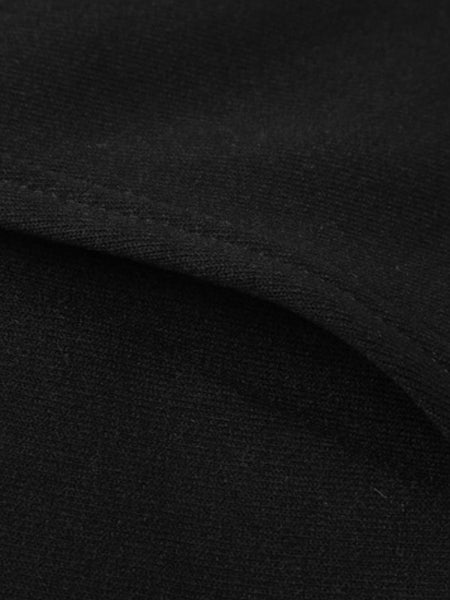 Men Teddy Bear Print Kangaroo Pocket Tracksuit Set AT9074