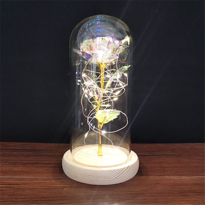 Rose LED Light In Glass - Furdela