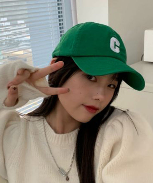 Beautiful Green Graphic Embroidery Baseball Cap Hat LY515