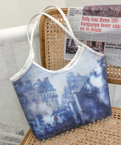 Beautiful Paitings Art Canvas Satchel Handbag LY1767