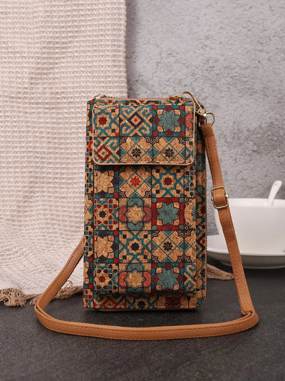 Bohemia Flower Multifunction Mobile Phone Bag Wallet Ada Fashion