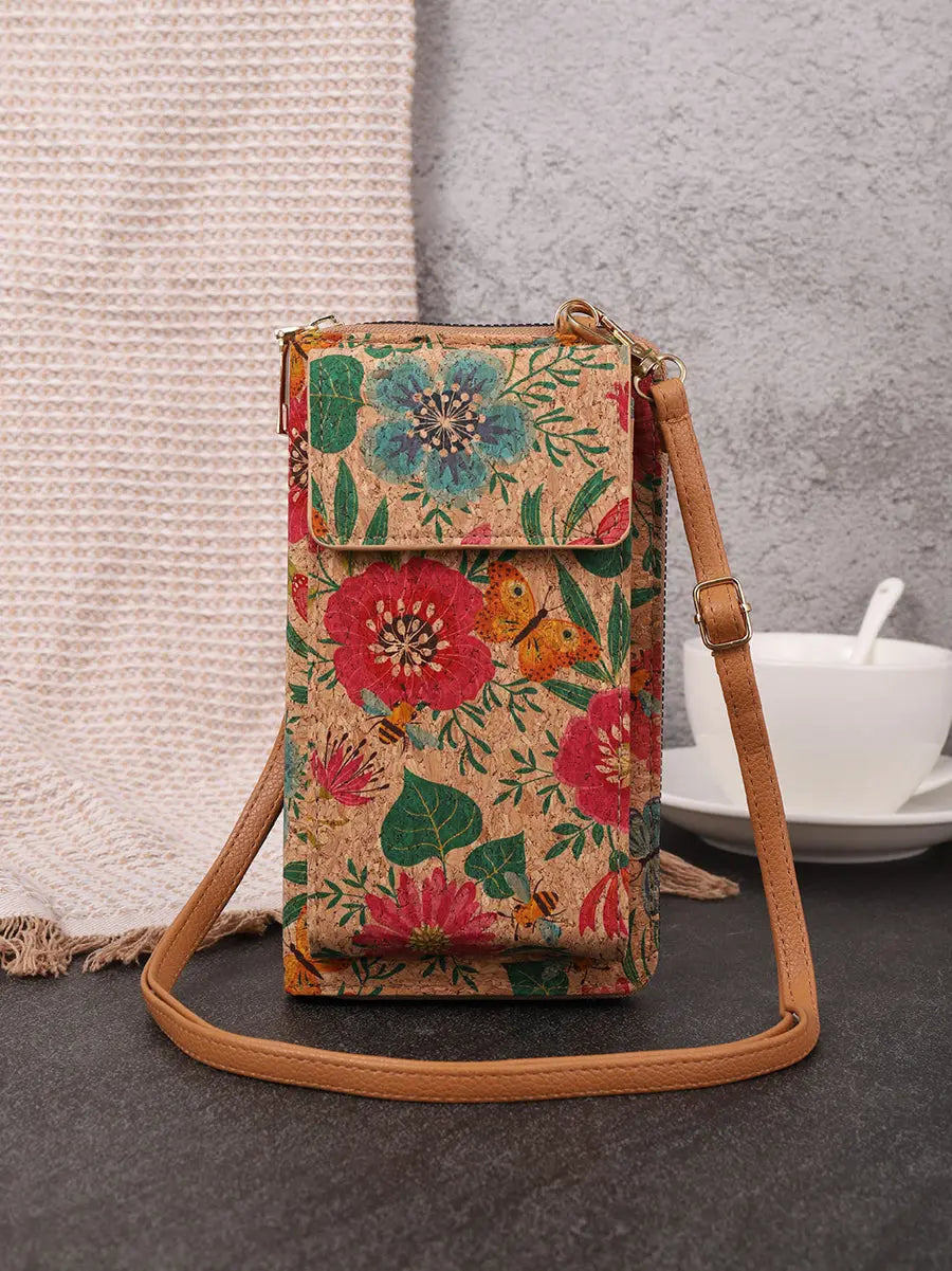 Bohemia Flower Multifunction Mobile Phone Bag Wallet Ada Fashion