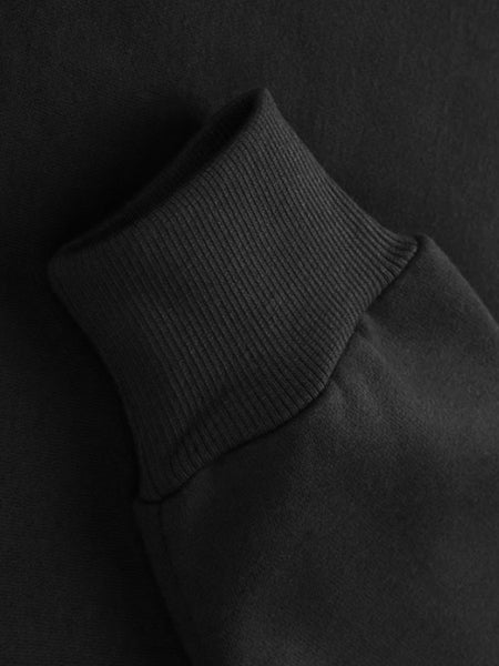 Men Skull Head Letter Print Kangaroo Pocket Hoodie AT9068