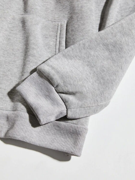 Plus Size Figure Letter Print Sweatshirt AR70120