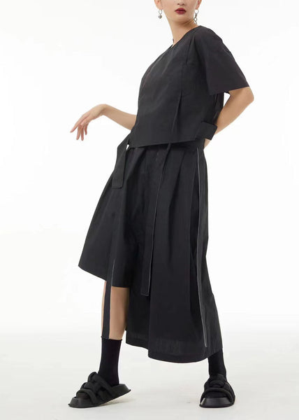 Chic White O-Neck Oversized Cotton Tank Tops Summer LC0109