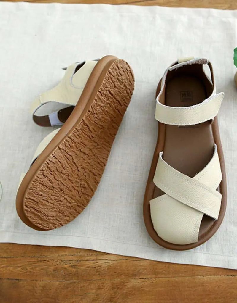 [Clearance] Summer Close Toe Comfortabel Flat Sandals 40 Ada Fashion