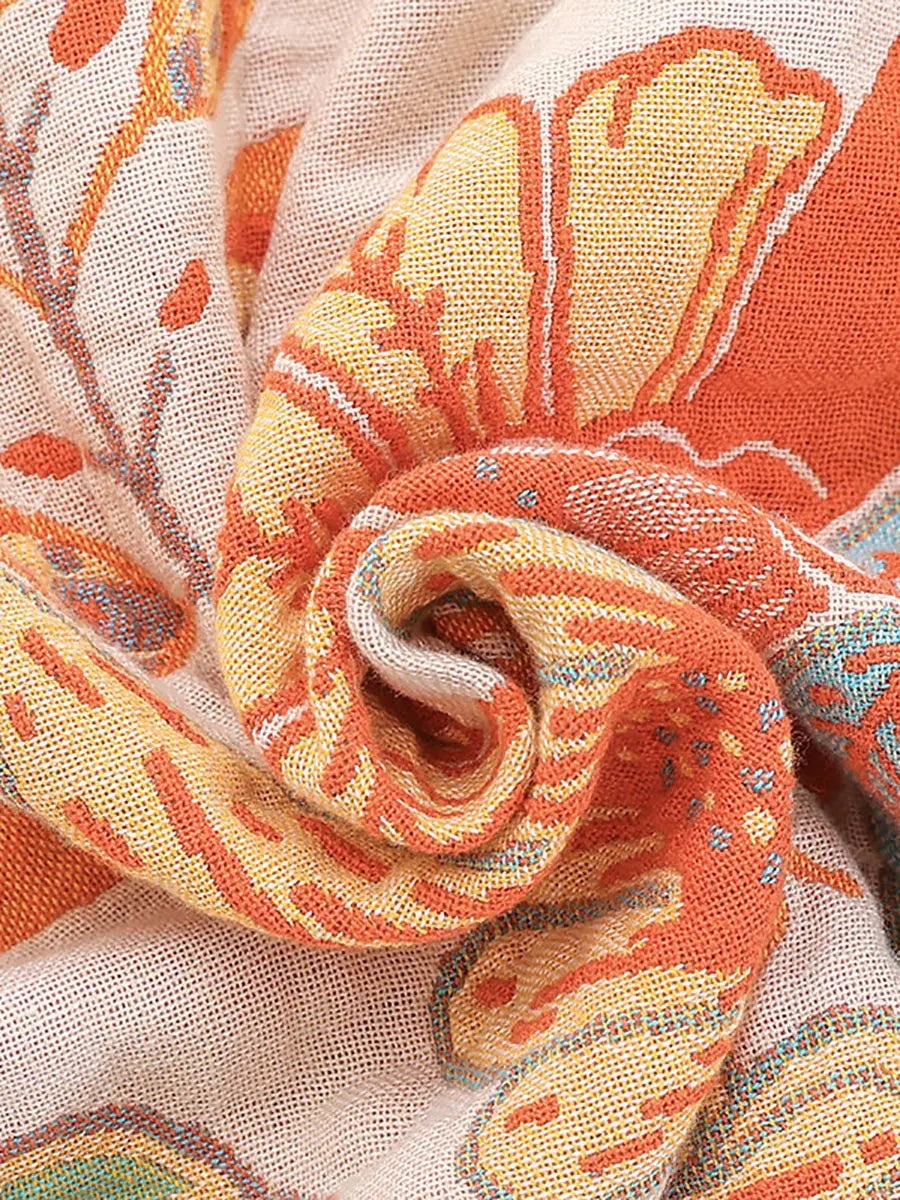 Cotton Queen Blanket 100% Cotton Bedcover Sofa Blanket Ada Fashion