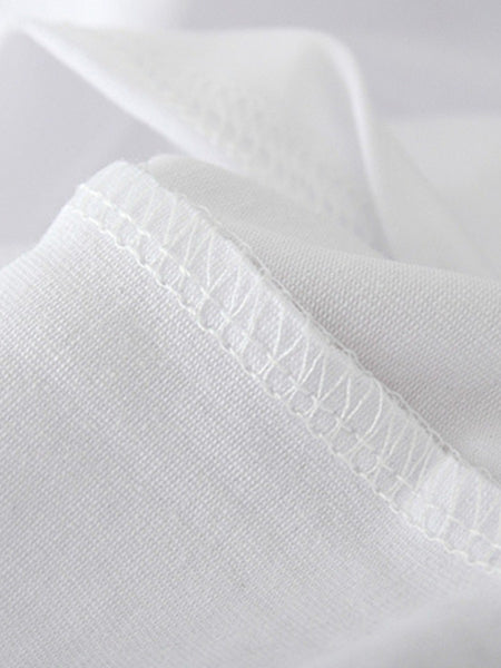 Round Neck Letter Print T-shirt AR503