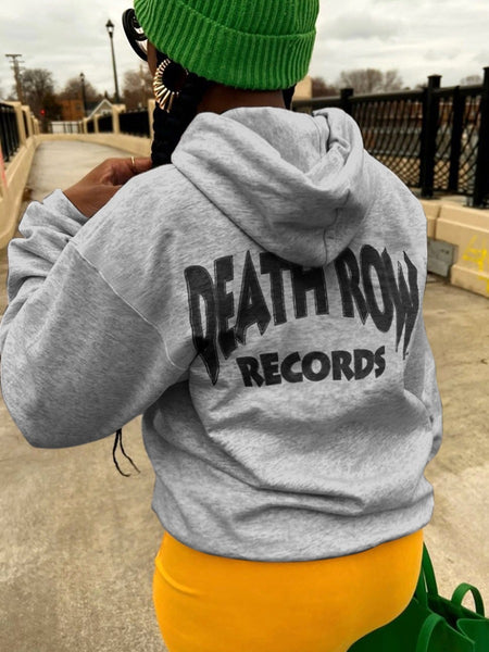 Plus Size Letter Print Pocket Design Pants Set AT9026