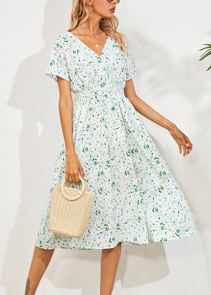 Elegant Light Blue Slim Long Dress Summer LY1960