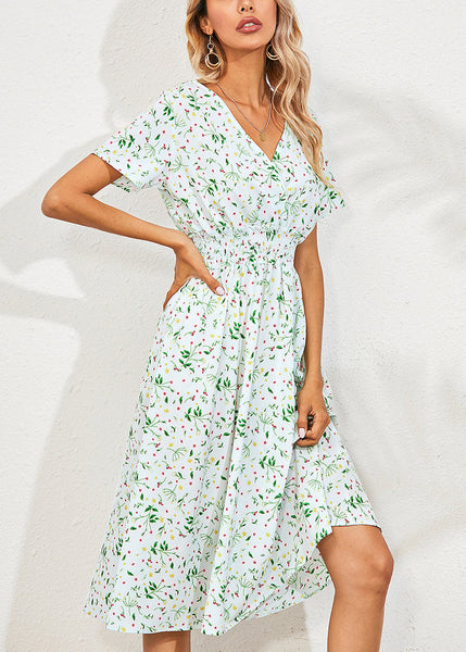 Elegant Light Blue Slim Long Dress Summer LY1960