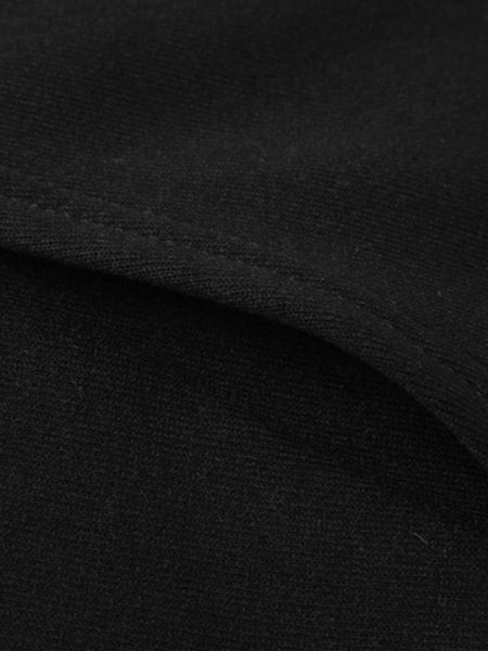 Men Letter Print Kangaroo Pocket Tracksuit Set AT9010