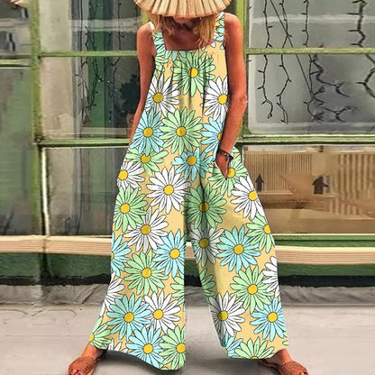 Fashion Vintage Overall Straps Jumpsuit Trousers