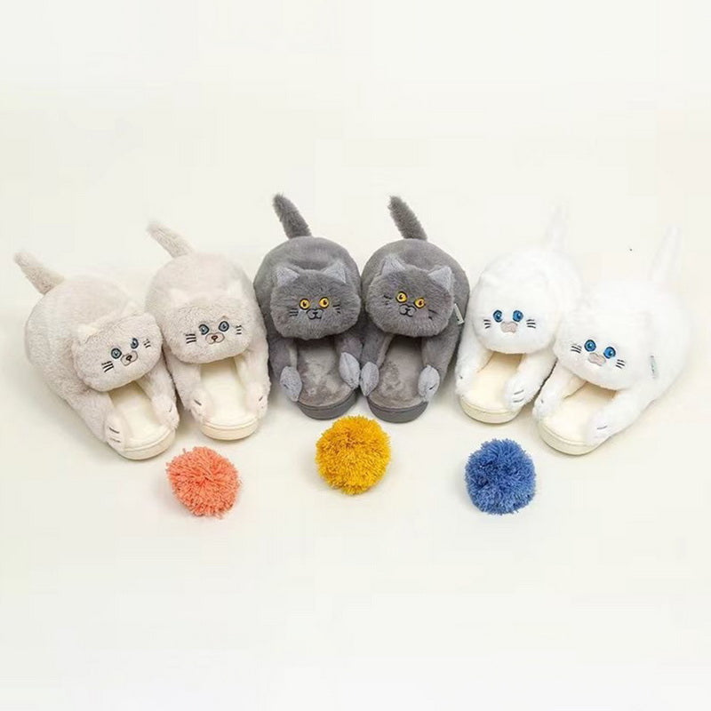 Kitty Home Slippers - Furdela