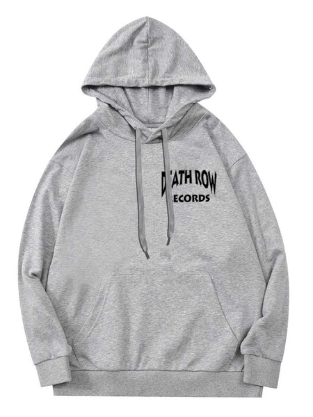 Plus Size Letter Print Pocket Design Pants Set AT9026