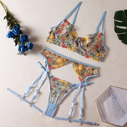 Floral Lingerie Set