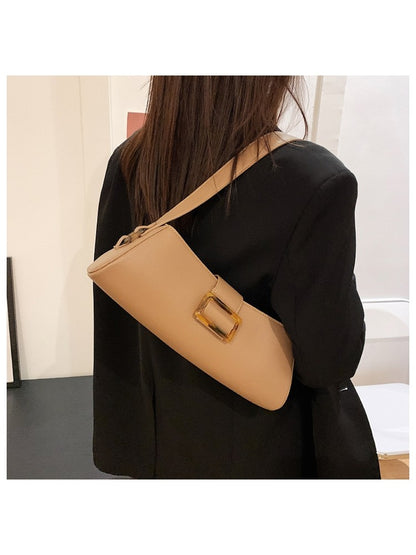 Stylish PU Pure Color Shoulder Bags For Ladies OT109