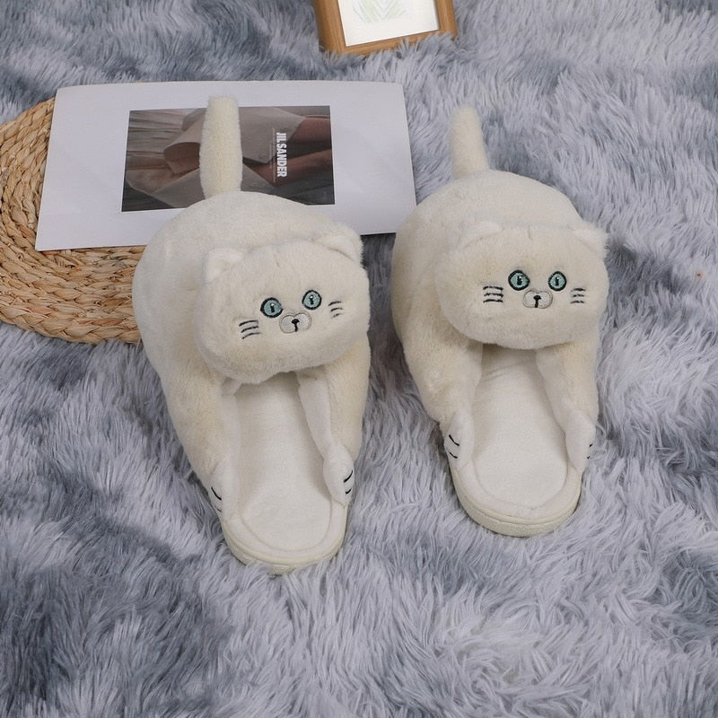 Kitty Home Slippers - Furdela