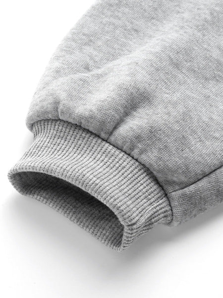 Plus Size Skull Head Letter Print Loose Sweatshirt BO5087 Furdela